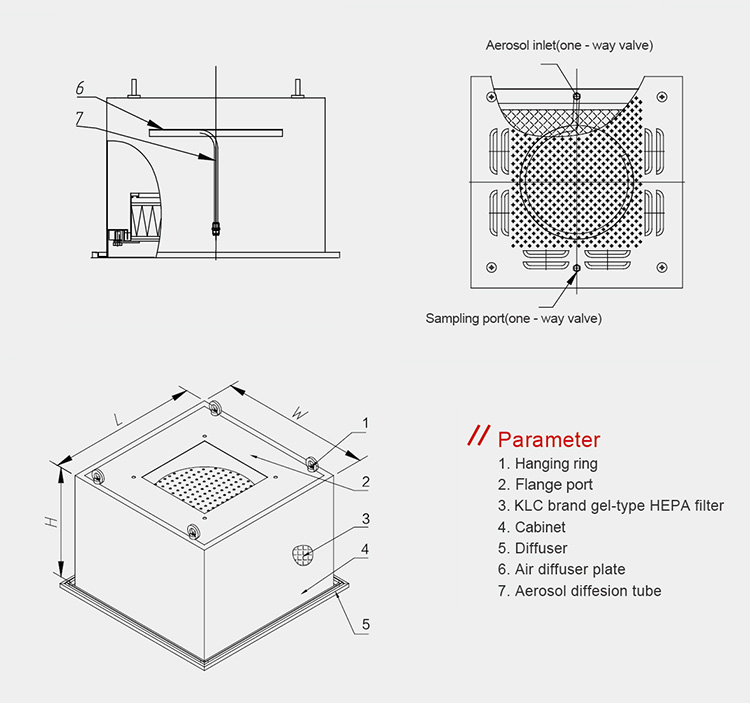 DOP hepa box