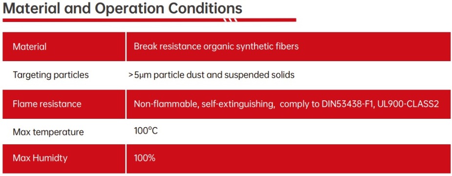 air filter roll