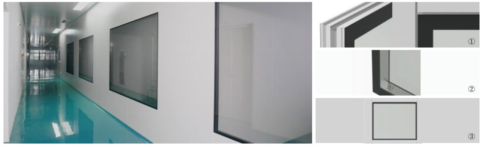 custom cleanroom window