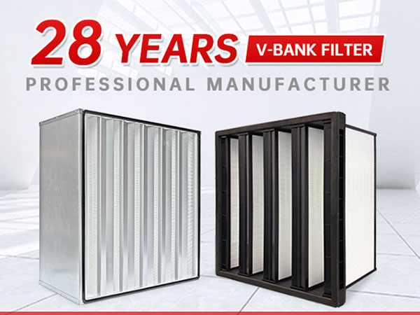 KLC V-Bank Filter for AHU: How a Compact Design Delivers F7–F9 Efficiency with Lower Pressure Drop